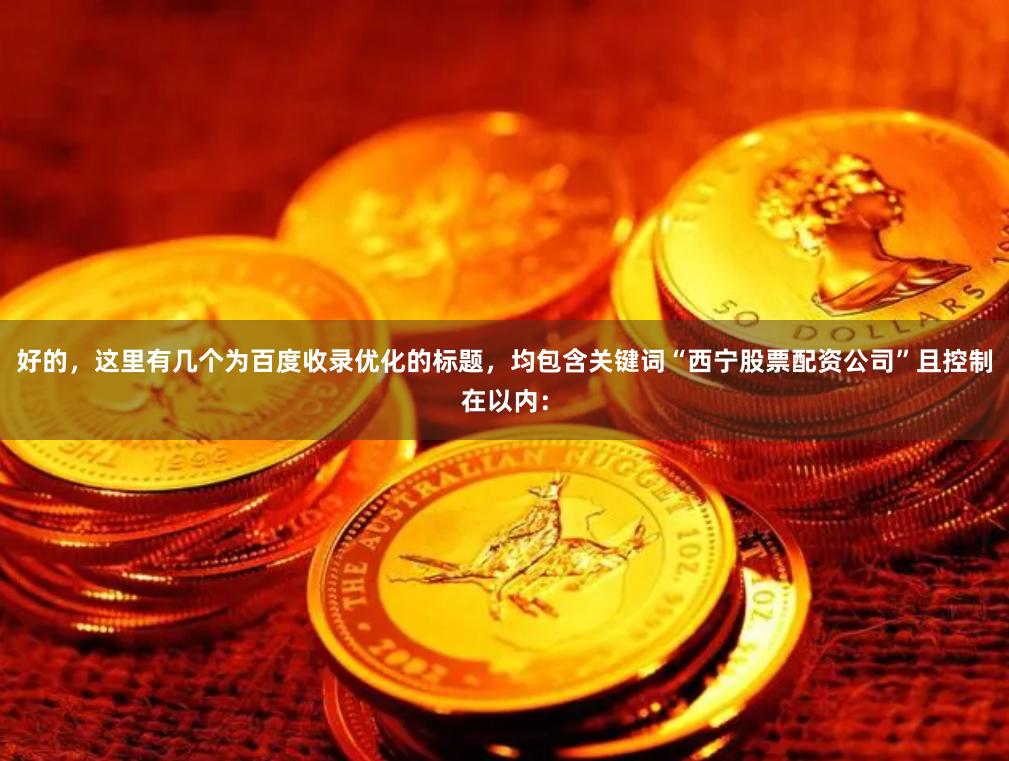 好的，这里有几个为百度收录优化的标题，均包含关键词“西宁股票配资公司”且控制在以内：